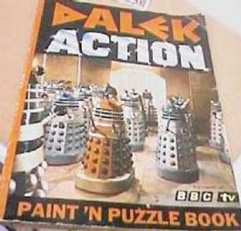 Dalek Action Paint 'N Puzzle Book #1966