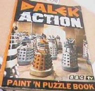 Dalek Action Paint 'N Puzzle Book 1966 #1966