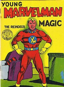 Young Marvelman Magic Painting Book #1955