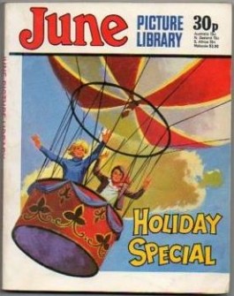 June and School Friend Picture Library Holiday Special #1977