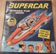 Supercar Sticker Fun Book 1965