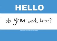 "Hello, Do You Work Here?" 2010 #1