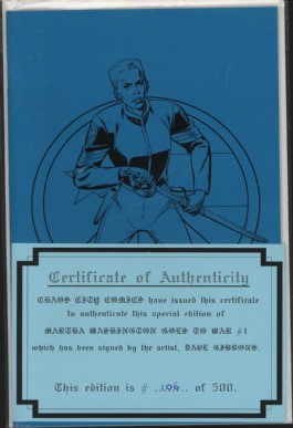 Martha Washington  Goes to War #1