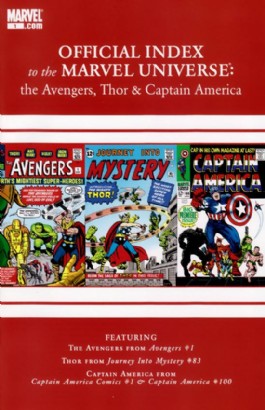 Official Index to the Marvel Universe: the Avengers, Thor and Captain America #1