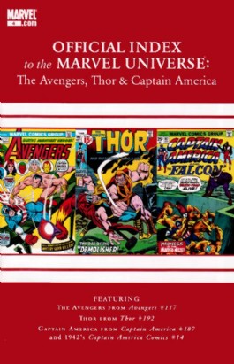 Official Index to the Marvel Universe: the Avengers, Thor and Captain America #4