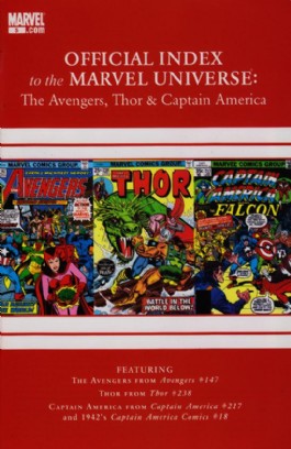 Official Index to the Marvel Universe: the Avengers, Thor and Captain America #5