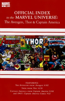 Official Index to the Marvel Universe: the Avengers, Thor and Captain America #6
