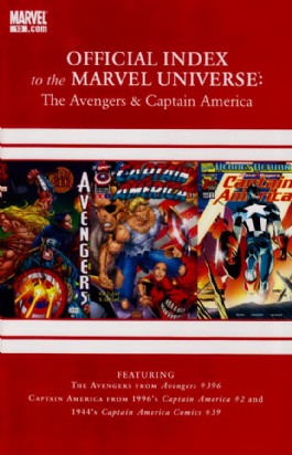 Official Index to the Marvel Universe: the Avengers, Thor and Captain America #13