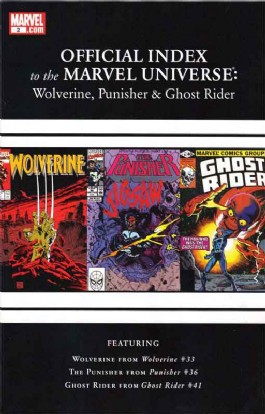 Official Index to the Marvel Universe: Wolverine, Punisher & Ghost Rider #2