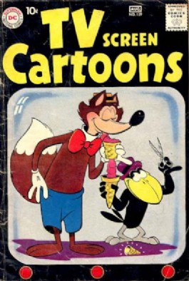 Real Screen Comics (TV Screen Cartoons) #129