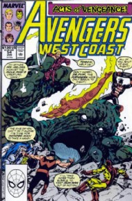 Avengers West Coast 1989 - 1993 #54