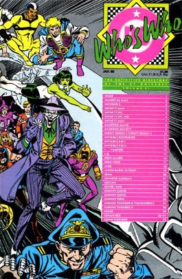 Who's Who: the Definitive Directory of the DC Universe #11