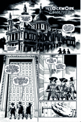 Sample page from the Clockwork Cavalier